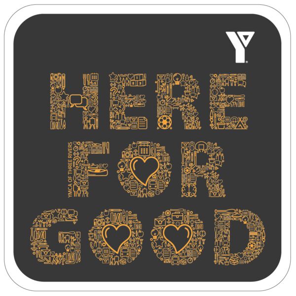 YMCA Here For Good Sticker Thumbnail